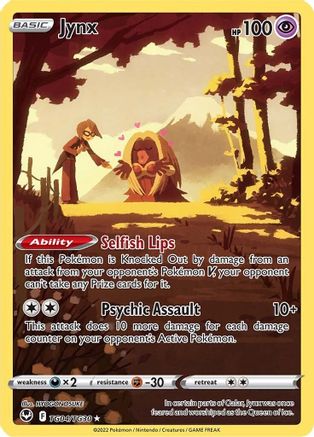 Jynx TG04/30 - SWSH12 Silver Tempest Trainer Gallery Holofoil - Poke-Collect