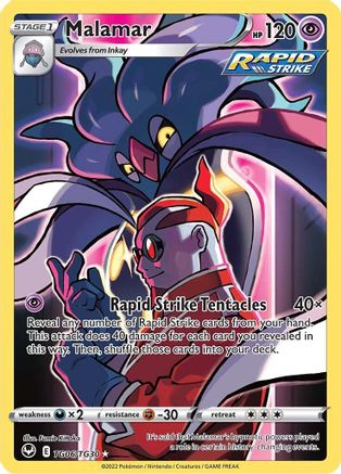 Malamar TG06/30 - SWSH12 Silver Tempest Trainer Gallery Holofoil - Poke-Collect