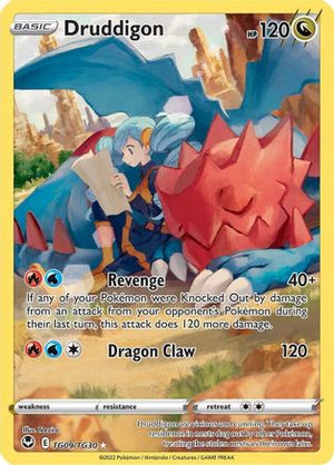 Druddigon TG09/30 - SWSH12 Silver Tempest Trainer Gallery Holofoil - Poke-Collect