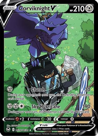 Corviknight V TG18/30 - SWSH12 Silver Tempest Trainer Gallery Holofoil - Poke-Collect