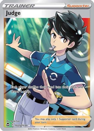 Judge TG25/30 - SWSH12 Silver Tempest Trainer Gallery Holofoil - Poke-Collect