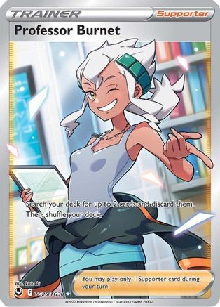 Professor Burnet TG26/30 - SWSH12 Silver Tempest Trainer Gallery Holofoil - Poke-Collect