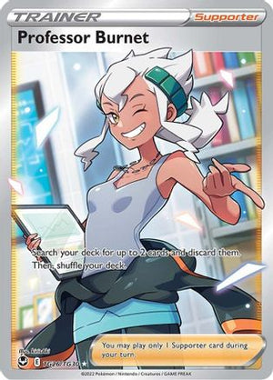 Professor Burnet TG26/30 - SWSH12 Silver Tempest Trainer Gallery Holofoil - Poke-Collect