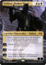 Dakkon, Shadow Slayer (MH2-304) - Modern Horizons 2 (Borderless) Foil - Poke-Collect