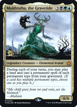 Muldrotha, the Gravetide (PRE-243) - Foundations Promos Foil - Poke-Collect