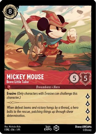 Mickey Mouse - Brave Little Tailor (1) - D23 Promos - Poke-Collect