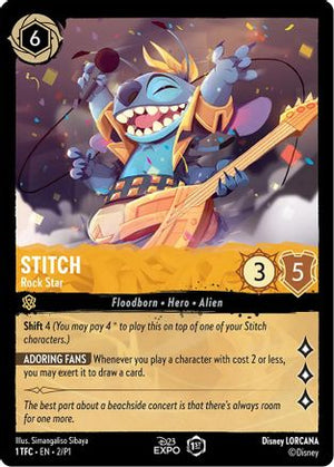 Stitch - Rock Star (2) - D23 Promos Holofoil