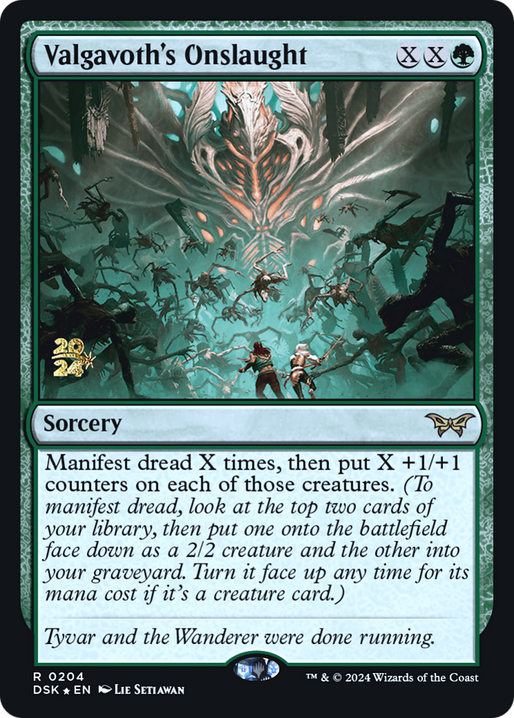 Valgavoth's Onslaught (PRE-204) - Duskmourn: House of Horror Promos Foil - Poke-Collect
