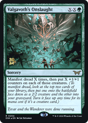 Valgavoth's Onslaught (PRE-204) - Duskmourn: House of Horror Promos Foil - Poke-Collect