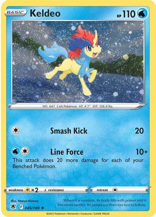 Keldeo - 045/189 (Cosmos Holo) 45 - Miscellaneous Cards & Products Holofoil - Poke-Collect