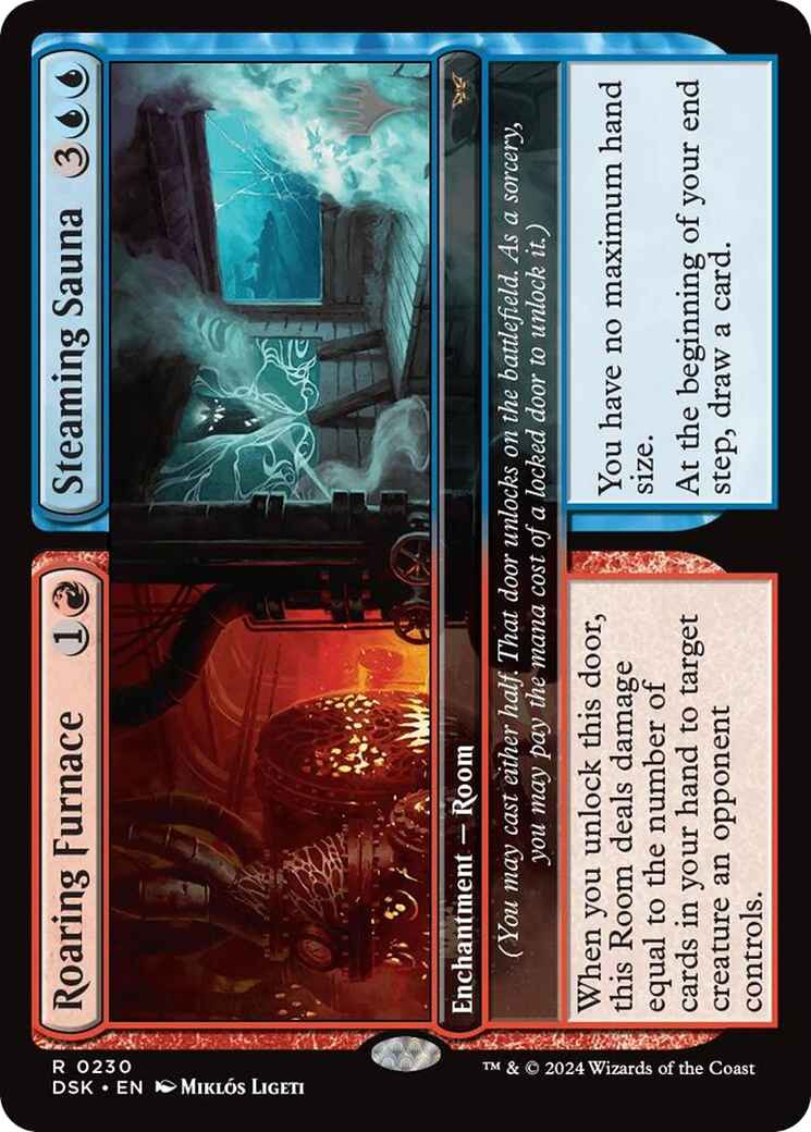 Roaring Furnace // Steaming Sauna (PPDSK-230) - Duskmourn: House of Horror Promos - Poke-Collect