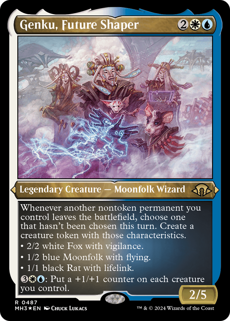 Genku, Future Shaper (MH3-487) - Modern Horizons 3 Foil - Poke-Collect