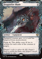 Dragonfire Blade (TDM-324) - Tarkir: Dragonstorm: (Showcase) - Poke-Collect