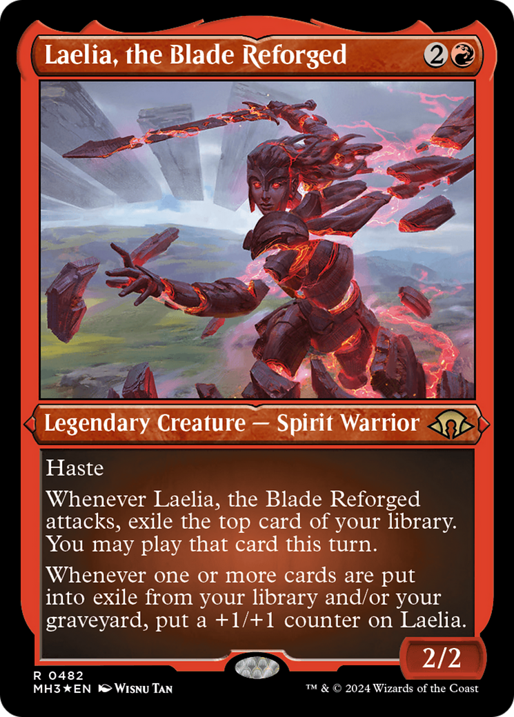 Laelia, the Blade Reforged (Foil Etched) (MH3-482) - Modern Horizons 3 Foil - Poke-Collect
