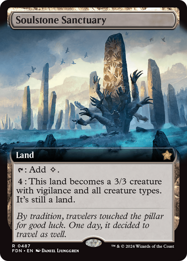 Soulstone Sanctuary (FDN-487) - Foundations: (Extended Art) Foil - Poke-Collect