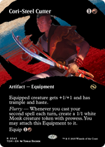 Cori-Steel Cutter (TDM-343) - Tarkir: Dragonstorm: (Showcase) (Borderless) Foil - Poke-Collect