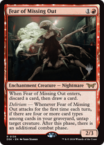 Fear of Missing Out (PPDSK-136) - Duskmourn: House of Horror Promos: (enchantment) - Poke-Collect