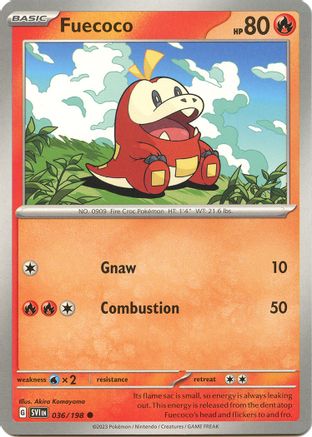 Fuecoco 36 - SV01 Scarlet & Violet Base Set - Poke-Collect