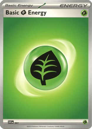 Basic Grass Energy - 001 1 - SVE Scarlet & Violet Energies - Poke-Collect