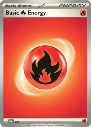 Basic Fire Energy - 002 2 - SVE Scarlet & Violet Energies - Poke-Collect