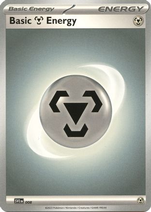 Basic Metal Energy - 008 8 - SVE Scarlet & Violet Energies - Poke-Collect