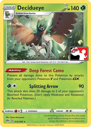 Decidueye 13 - Prize Pack Series Cards - Poke-Collect