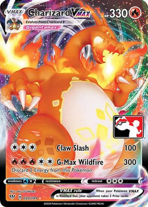 Charizard VMAX 20 - Prize Pack Series Cards Holofoil - Poke-Collect