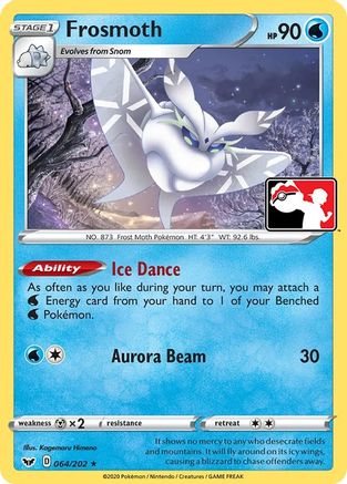 Frosmoth 64 - Prize Pack Series Cards - Poke-Collect