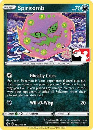 Spiritomb 103 - Prize Pack Series Cards Holofoil - Poke-Collect