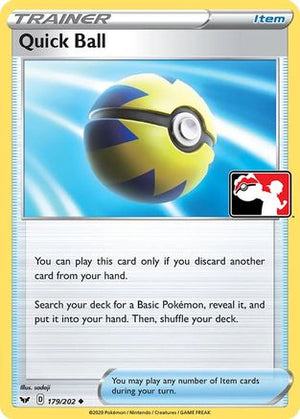 Quick Ball 179 - Prize Pack Series Cards Holofoil - Poke-Collect