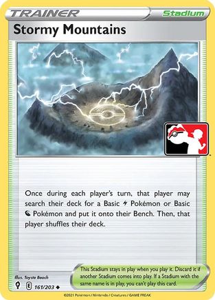 Stormy Mountains 161 - Prize Pack Series Cards Holofoil - Poke-Collect