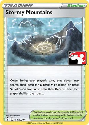 Stormy Mountains 161 - Prize Pack Series Cards - Poke-Collect