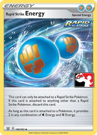 Rapid Strike Energy 140 - Prize Pack Series Cards - Poke-Collect