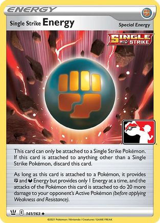 Single Strike Energy 141 - Prize Pack Series Cards - Poke-Collect