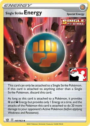 Single Strike Energy 141 - Prize Pack Series Cards - Poke-Collect