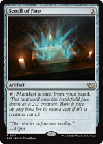 Scroll of Fate (DSC-251) - Duskmourn: House of Horror Commander - Poke-Collect
