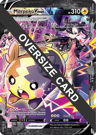 Morpeko V-Union (SWSH287-290) SWSH290 - Jumbo Cards Holofoil - Poke-Collect