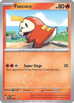 Fuecoco - 002 2 - SV Scarlet & Violet Promo Cards Holofoil - Poke-Collect