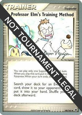 Professor Elm's Training Method - 2004 (Kevin Nguyen) 148 - World Championship Decks - Poke-Collect