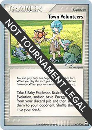Town Volunteers - 2004 (Kevin Nguyen) 136 - World Championship Decks - Poke-Collect