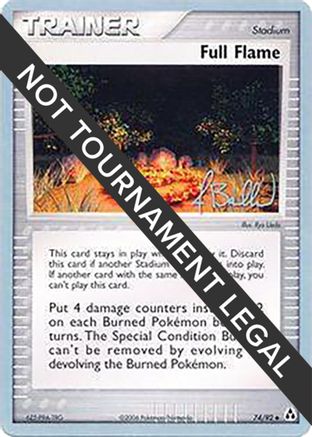 Full Flame - 2006 (Jimmy Ballard) 74 - World Championship Decks - Poke-Collect