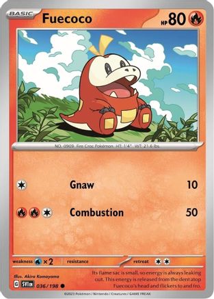 Fuecoco - 036/198 (Mirage Holo) 36 - Miscellaneous Cards & Products Holofoil - Poke-Collect