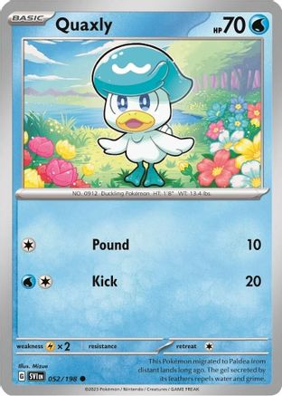 Quaxly - 052/198 (Mirage Holo) 52 - Miscellaneous Cards & Products Holofoil - Poke-Collect