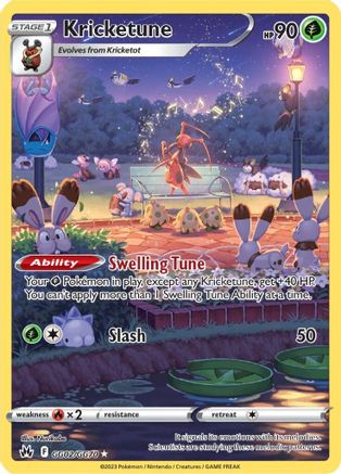 Kricketune GG02/70 - Crown Zenith Galarian Gallery Holofoil - Poke-Collect