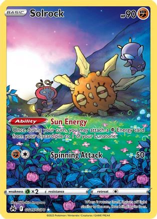 Solrock GG15/70 - Crown Zenith Galarian Gallery Holofoil - Poke-Collect