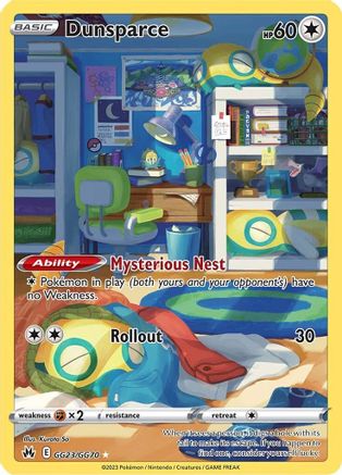 Dunsparce GG23/70 - Crown Zenith Galarian Gallery Holofoil - Poke-Collect