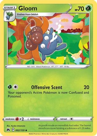 Gloom 2/159 - Crown Zenith Reverse Holofoil - Poke-Collect