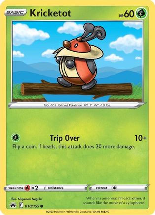 Kricketot 10/159 - Crown Zenith - Poke-Collect