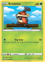 Kricketot 10/159 - Crown Zenith Reverse Holofoil - Poke-Collect