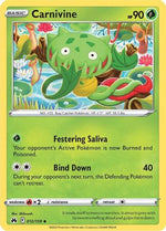 Carnivine 12/159 - Crown Zenith Reverse Holofoil - Poke-Collect